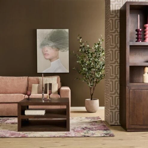 Alternative view of Salontafel Dortmund Walnoot 80cm