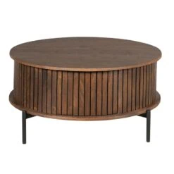 Salontafel Martin Bruin 80cm Rond