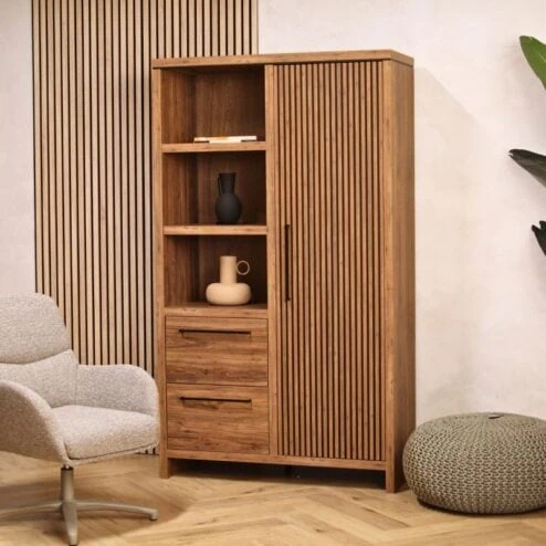 Seraya Wandkast 1 deur Hout 110cm