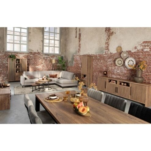 Seraya Dressoir 4 deurs Hout 242cm