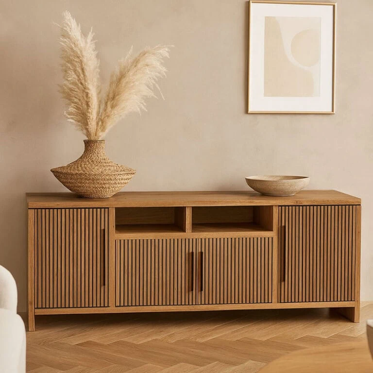 Seraya Dressoir 4 deurs Hout 242cm