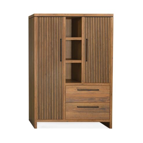 Seraya Wandkast 2 deurs Hout 122cm