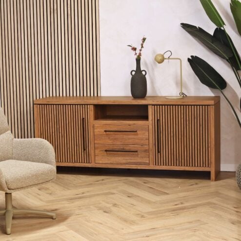 Seraya Dressoir 2 deurs Hout 185cm