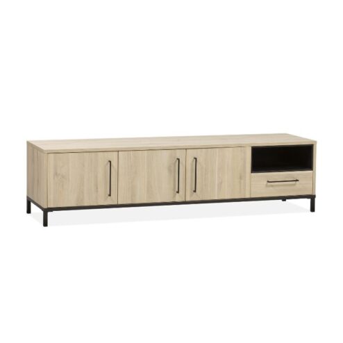 Tresso Tv meubel groot Lichthout 198cm