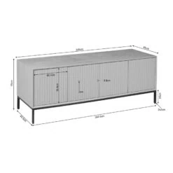 Tv meubel Martin Bruin 165cm