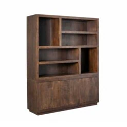 Vakkenkast Dortmund XL mangohout Bruin 160cm
