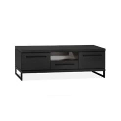 Valente Tv meubel klein 2-deurs Zwart 150cm