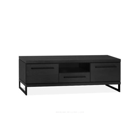 Valente Tv meubel klein 2-deurs Zwart 150cm