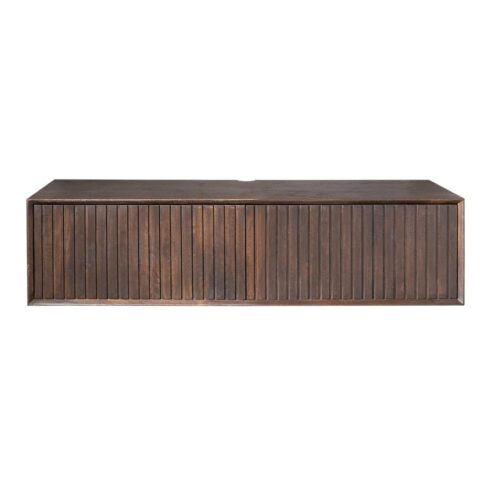 Zwevend Tv meubel Martin Bruin 120cm