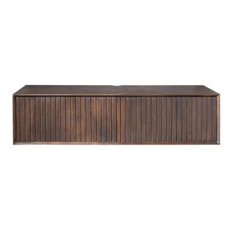 Zwevend Tv meubel Martin Bruin 120cm