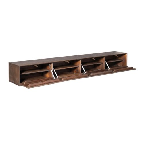 Zwevend Tv meubel Martin Bruin 200cm