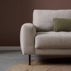 Bank Oreo Chaise longue rechts Linnen Beige (1)