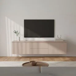 Halmsford Zwevend Tv meubel hoog Stonegrey