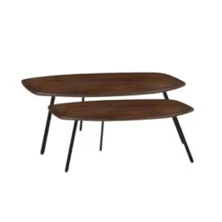 Rune Salontafel set van 2 Bruin