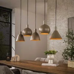 Vinci 5-lichts Hanglamp Beige