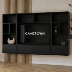 Watford Medium zwevende Cinewall compleet Zwart