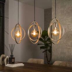 Bellamy 3-lichts Hanglamp Beige Bellamy 3-lichts Hanglamp Beige