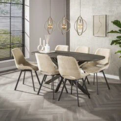 Bellamy 3-lichts Hanglamp Beige Bellamy 3-lichts Hanglamp Beige