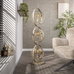 Bellamy 3-lichts Vloerlamp Beige