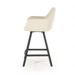 Bliss Barstoel met armleuning Beige