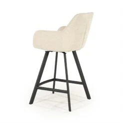 Bliss Barstoel met armleuning Beige