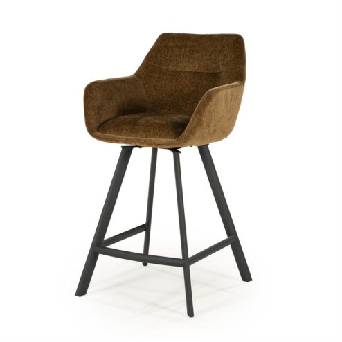 Bliss Barstoel met armleuning Mosterd