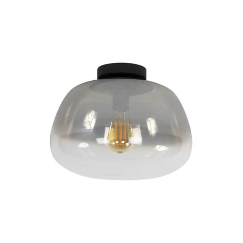 Carlos 1-lichts Plafondlamp Smoke glas