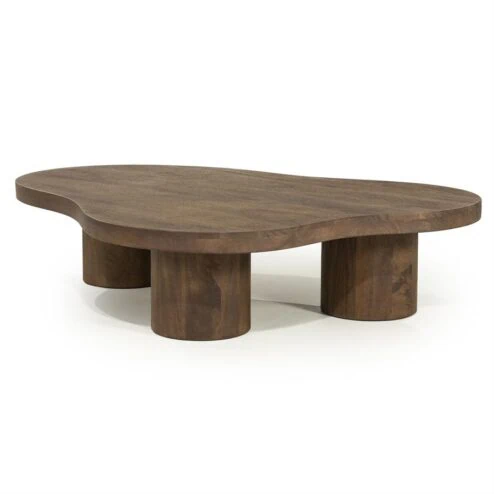 Charlie Salontafel organisch Lichtbruin 130cm
