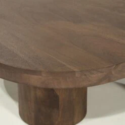 Charlie Salontafel organisch Lichtbruin 130cm Charlie Salontafel organisch Lichtbruin 130cm