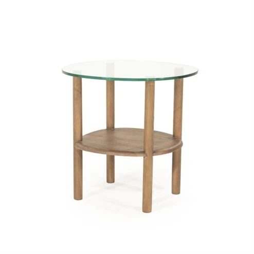 Cleo Bijzettafel Lichtbruin 50cm