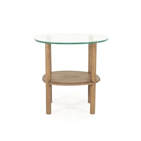 Cleo Bijzettafel Lichtbruin 50cm