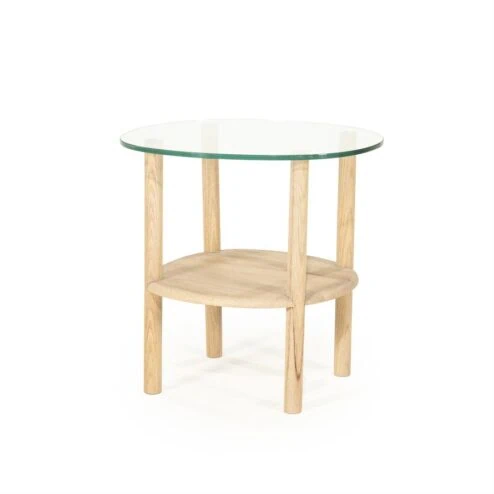Cleo Bijzettafel Naturel 50cm