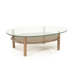 Cleo Salontafel Lichtbruin 101cm