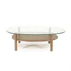 Cleo Salontafel Lichtbruin 101cm