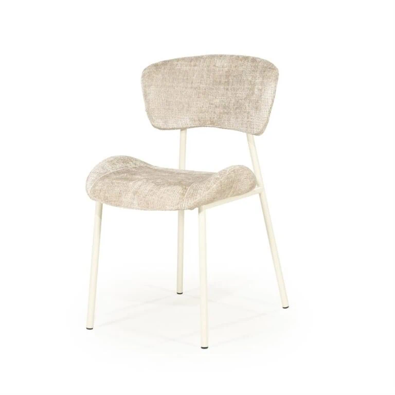 Dare Eetkamerstoel Taupe Stof