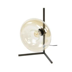 Doris 1-lichts Tafellamp Amber glas Doris 1-lichts Tafellamp Amber glas