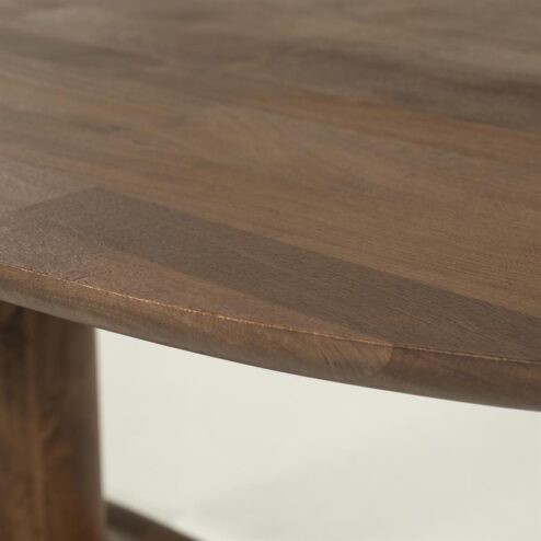 Eettafel Coco ovaal Lichtbruin mangohout 180cm