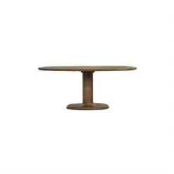 Eettafel Coco ovaal Lichtbruin mangohout 180cm