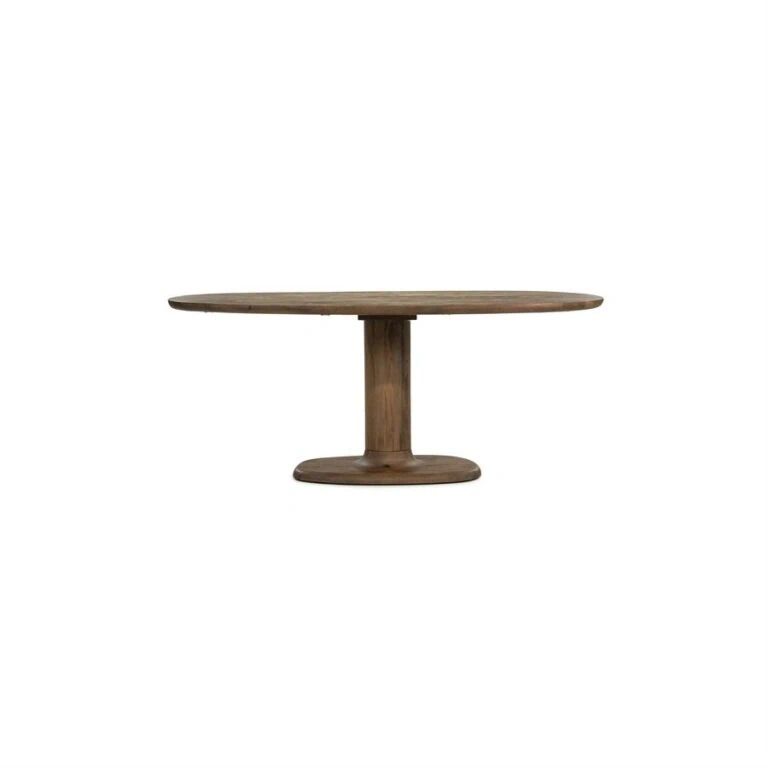 Eettafel Coco ovaal Lichtbruin mangohout 180cm