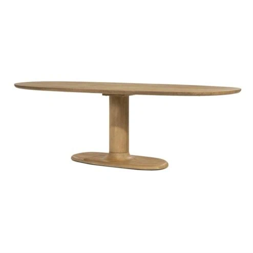 Eettafel Coco ovaal Naturel mangohout 240cm
