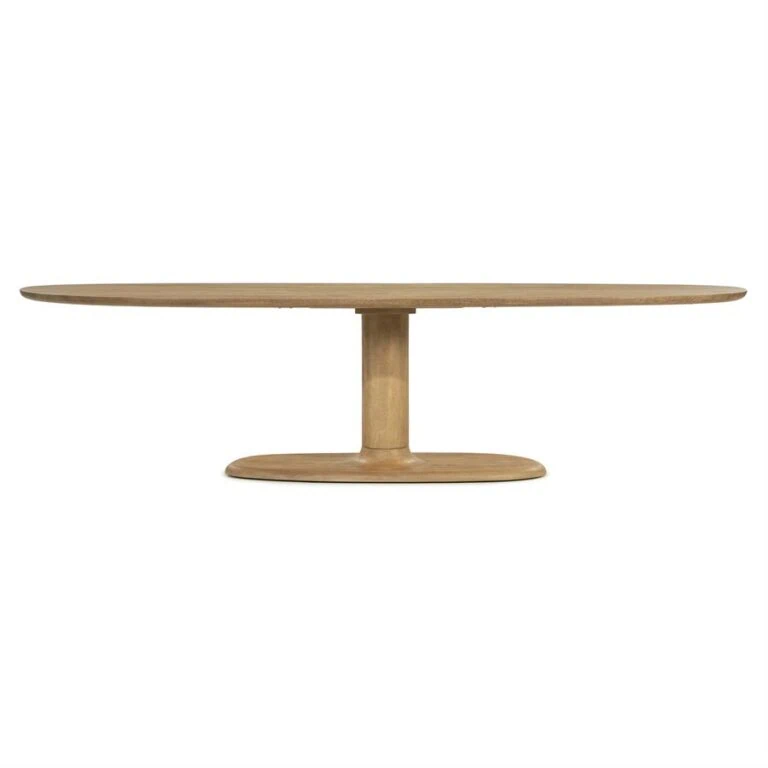 Eettafel Coco ovaal Naturel mangohout 300cm