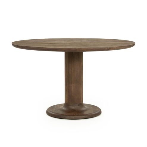 Eettafel Coco rond Lichtbruin mangohout 130cm