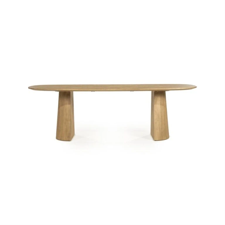 Eettafel Lune ovaal naturel 240cm