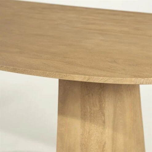 Eettafel Lune ovaal naturel 300cm