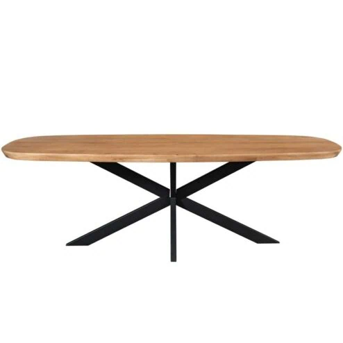 Eettafel Martin deens ovaal Naturel 200cm