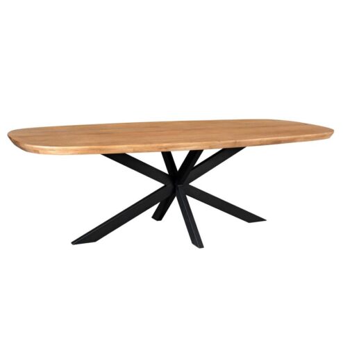 Eettafel Martin deens ovaal Naturel 280cm