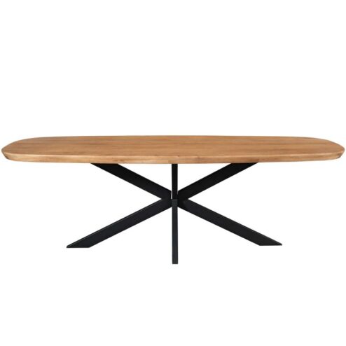 Eettafel Martin deens ovaal Naturel 280cm