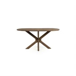 Eettafel Tycho ovaal Lichtbruin mangohout 160cm