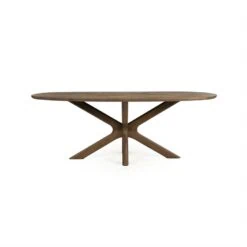 Eettafel Tycho ovaal Lichtbruin mangohout 210cm
