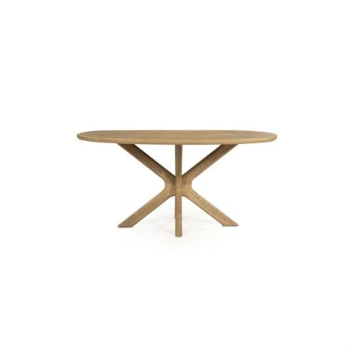 Eettafel Tycho ovaal Naturel mangohout 160cm
